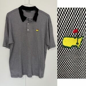 AMEN CORNER Men’s Vintage Masters Logo Pima Cotton Golf Polo